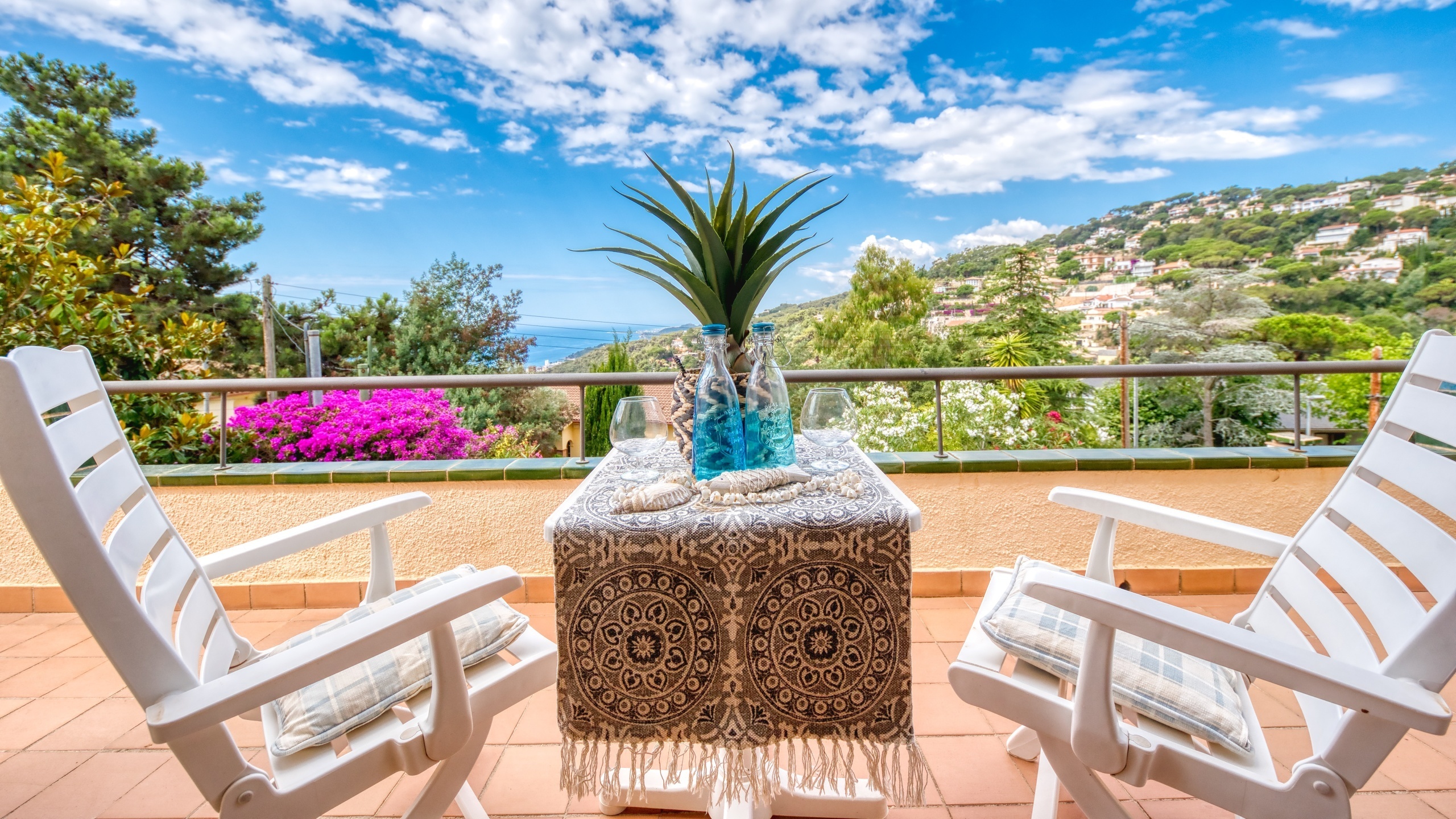 Ferienhäuser Costa Brava Spanien - Villa Cleo - Terrasse
