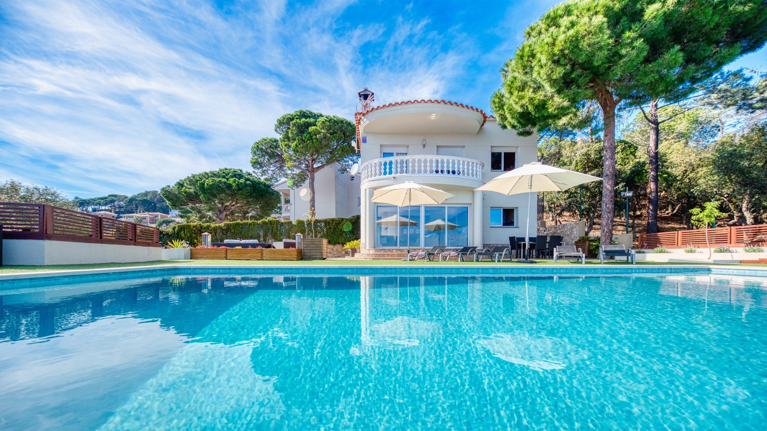 Ferienhäuser Costa Brava Spanien - Villa Chanel - Villa außen