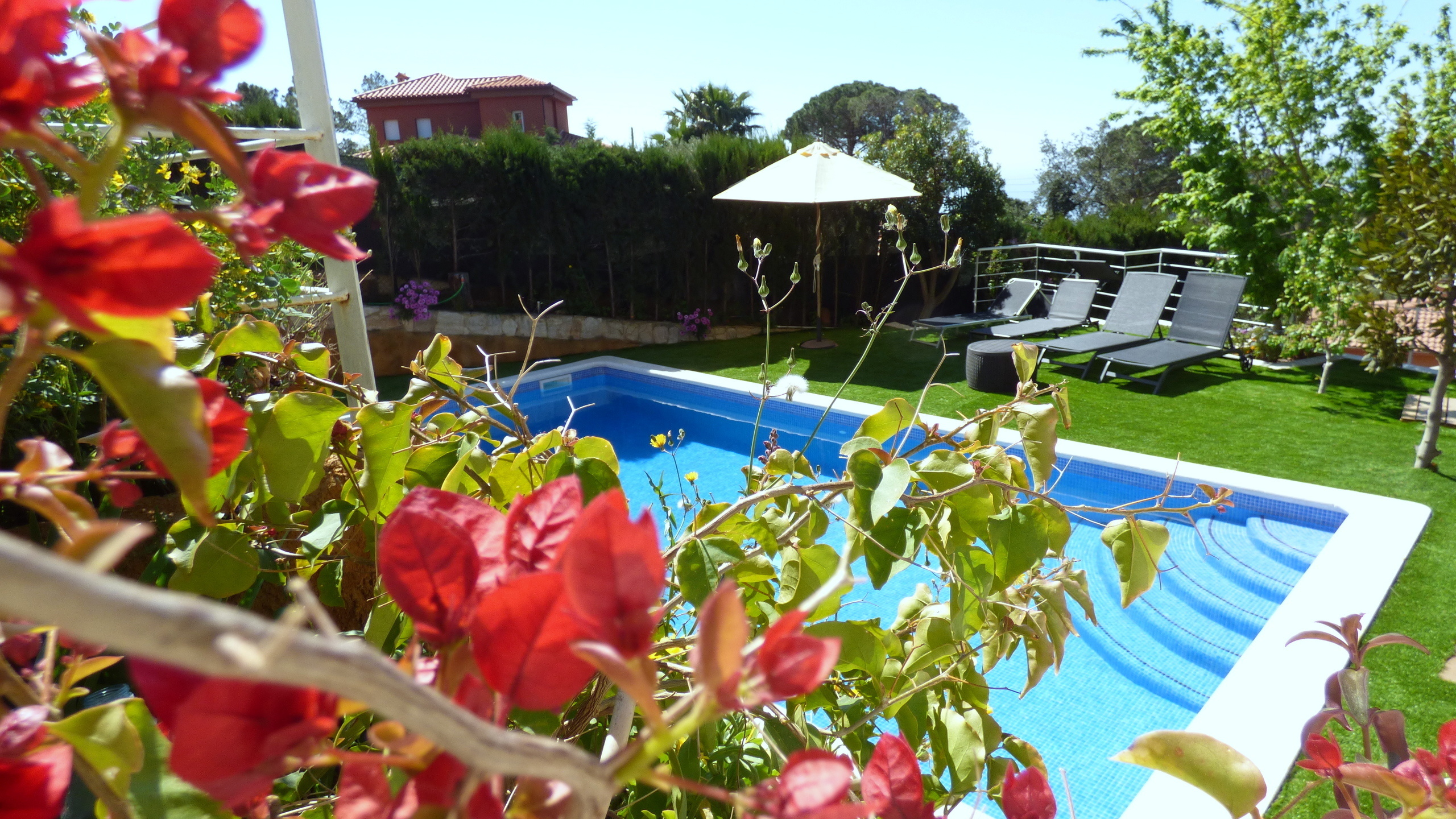 Ferienvilla Costa Brava Spanien - Villa Noa - Garten