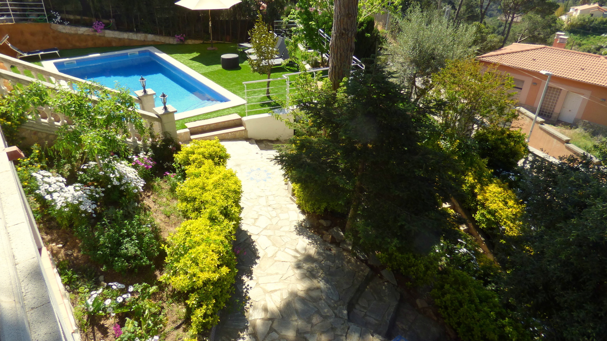 Ferienhäuser Costa Brava Spanien - Villa Noa - Garten