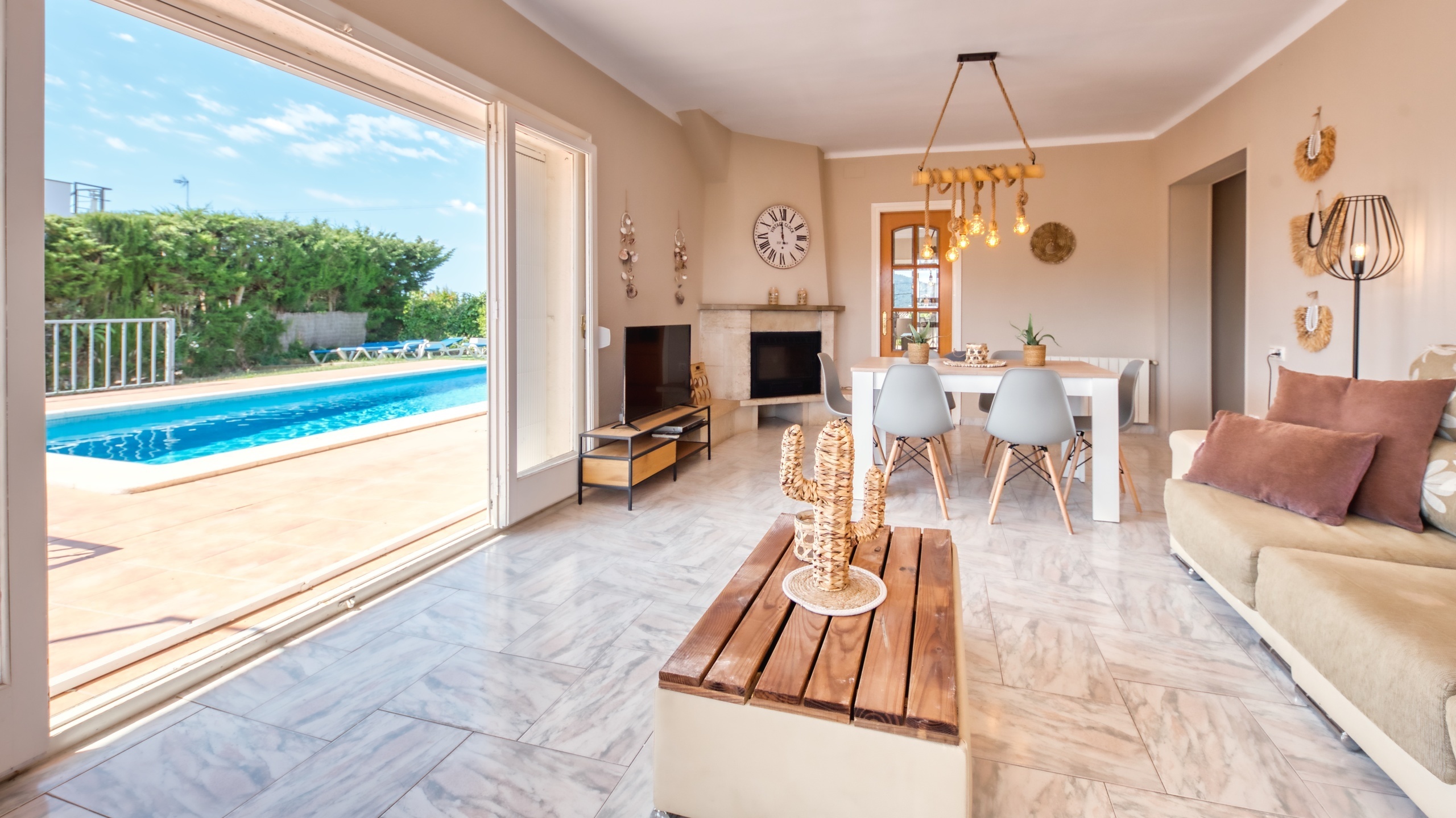 Ferienhäuser Costa Brava Spanien - Villa Yara - Wohnbereich