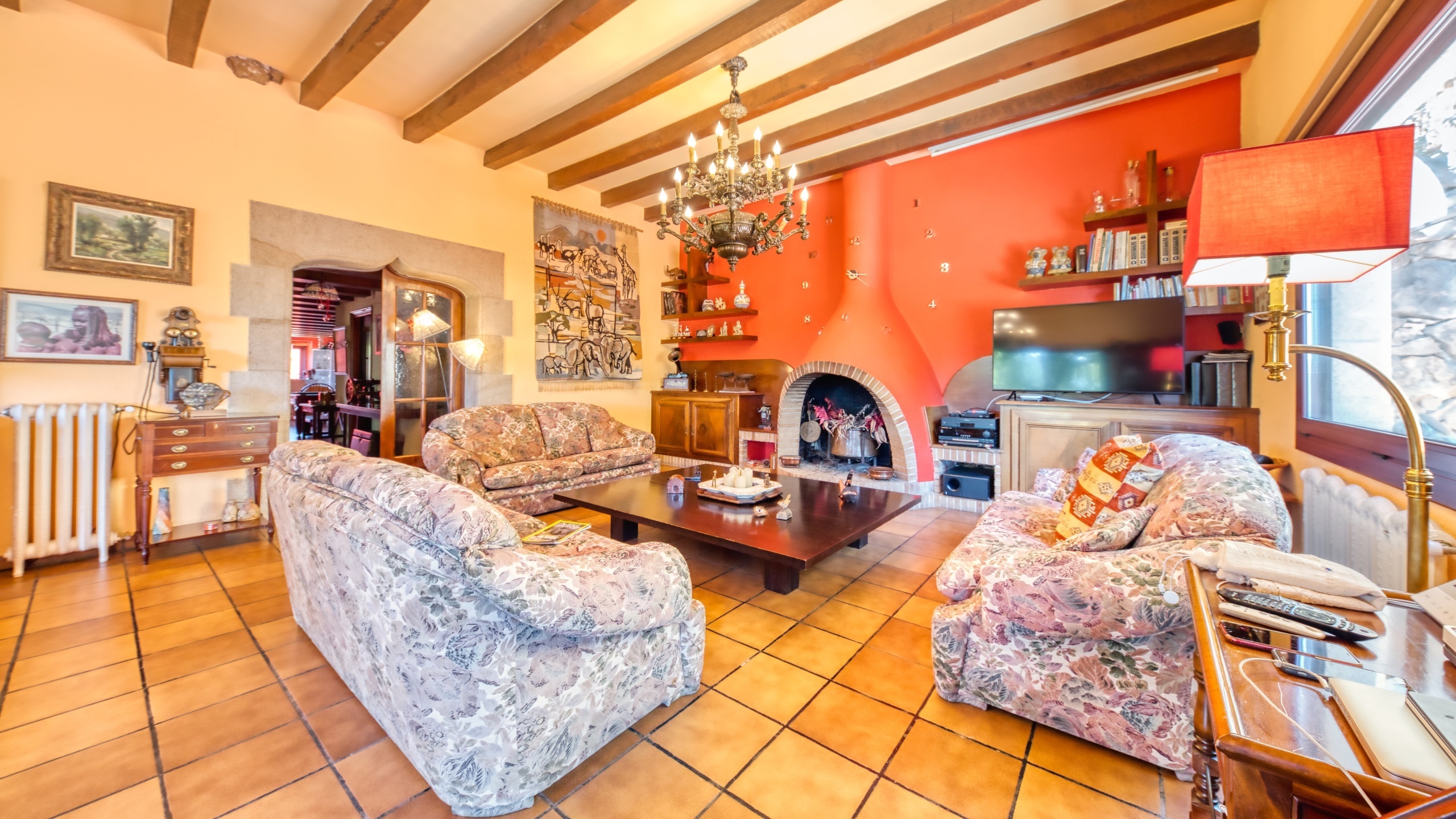 Ferienhäuser Costa Brava Spanien - Villa Paradise - Wohnbereich