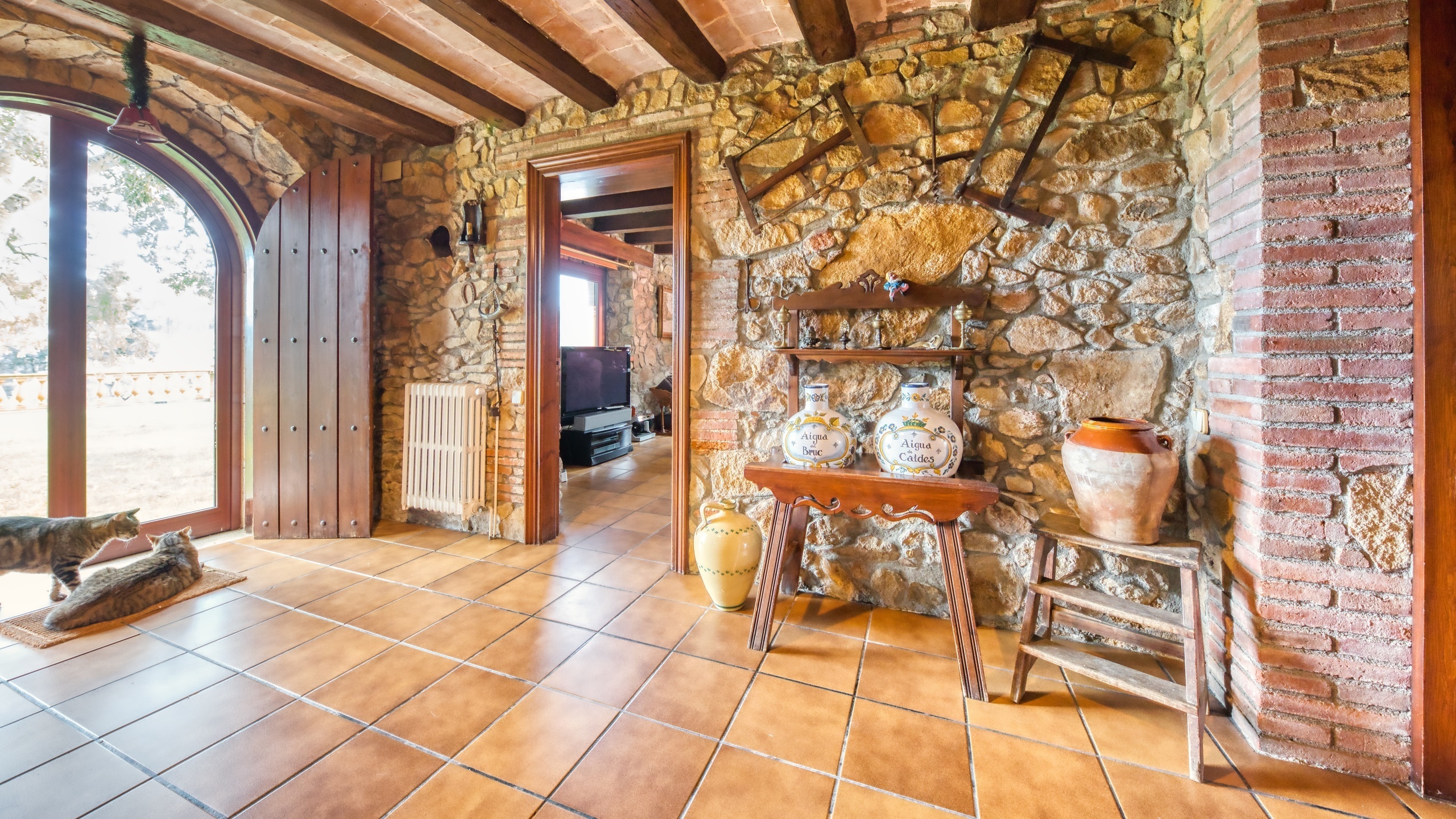 Ferienhäuser Costa Brava Spanien - Villa Paradise - Eingang