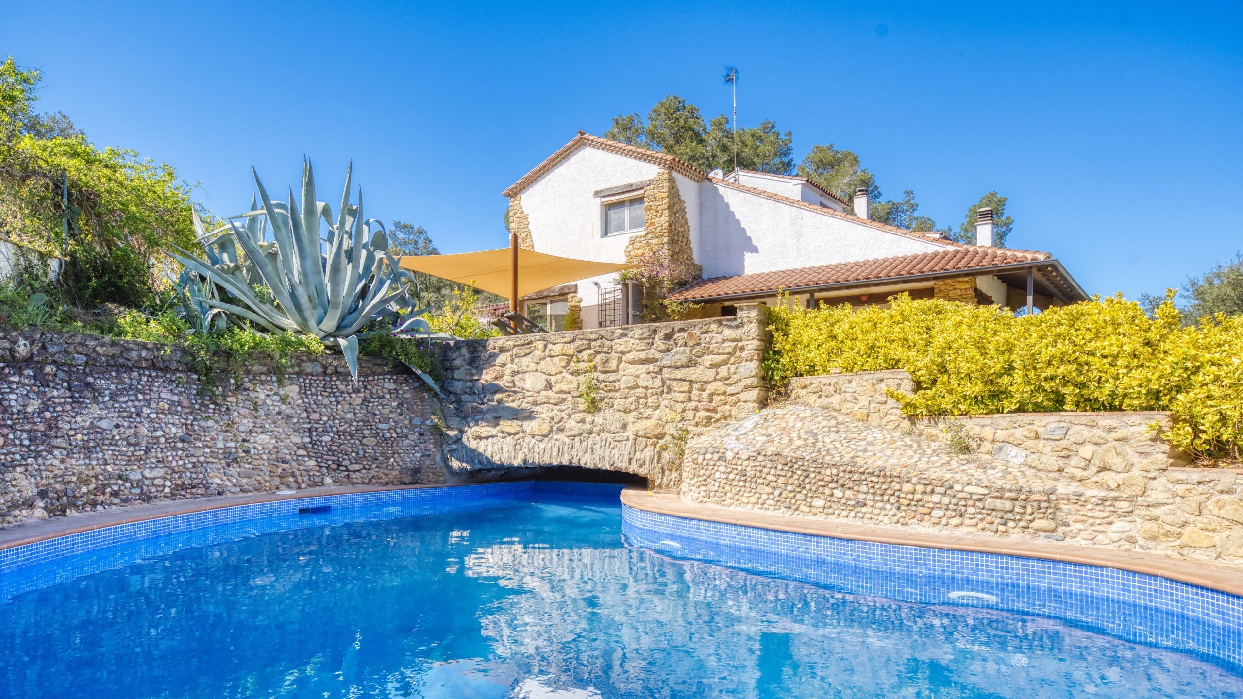 Ferienhäuser Costa Brava Countryside Spanien - Villa Racoon - Schwimmbad