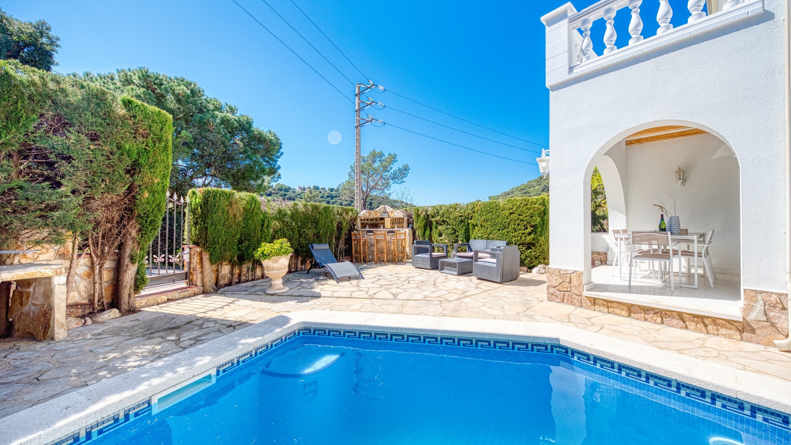 Ferienhäuser Costa Brava Spanien - Villa Maxima - Schwimmbad