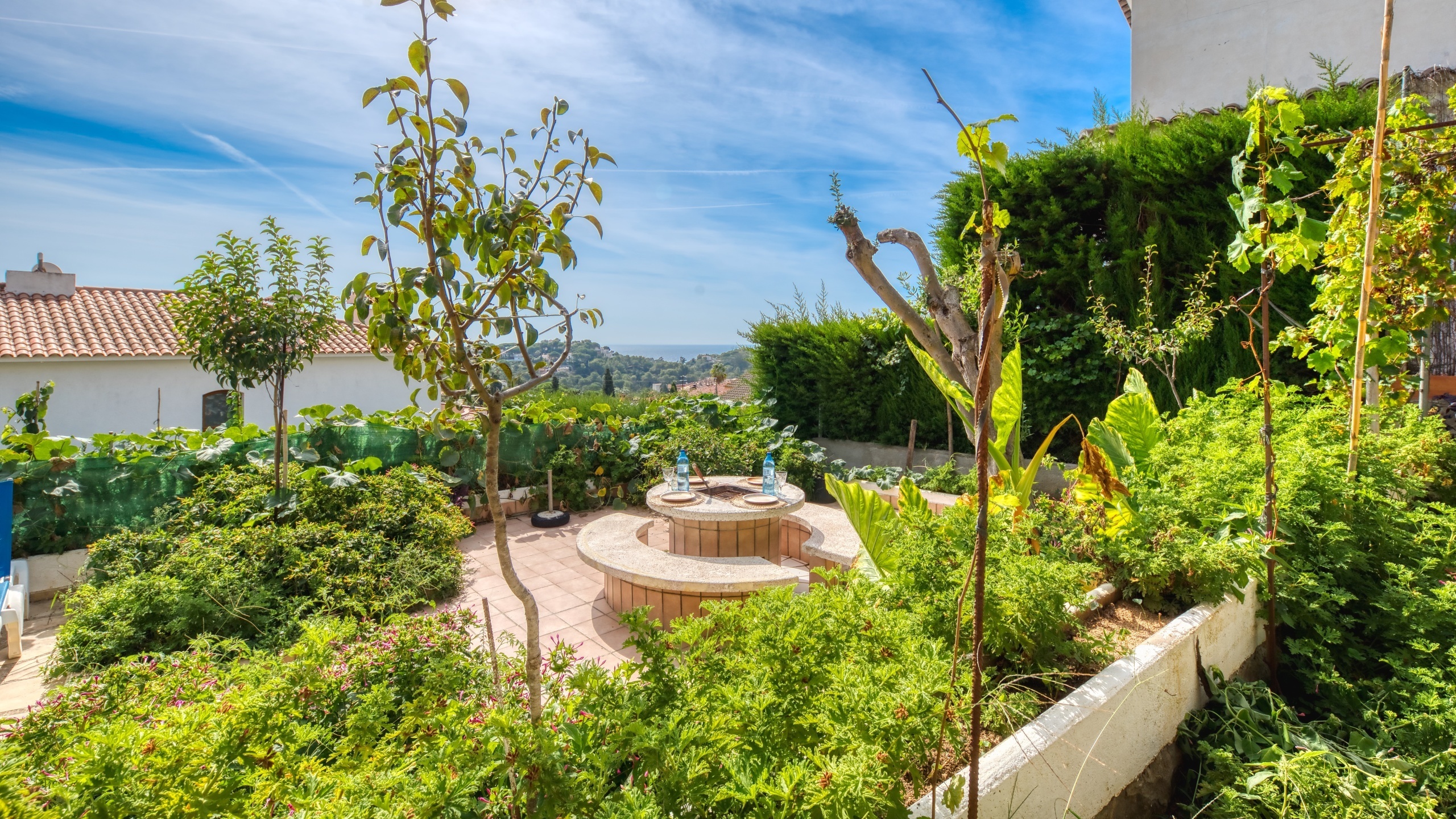 Ferienhäuser Costa Brava Spanien - Villa Janet - Essecke