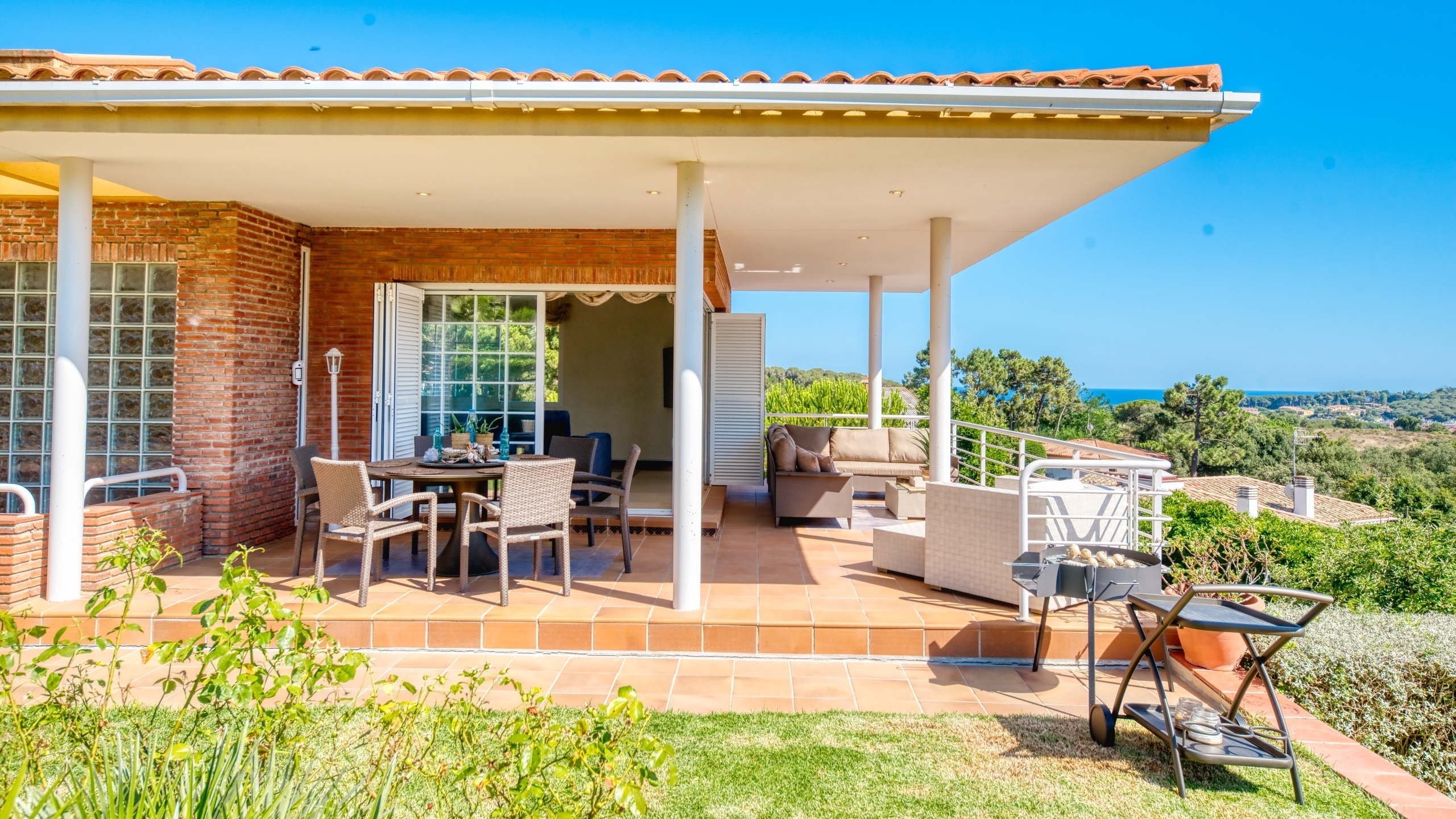 Ferienhäuser Costa Brava Spanien - Villa Beyonce - Terrasse