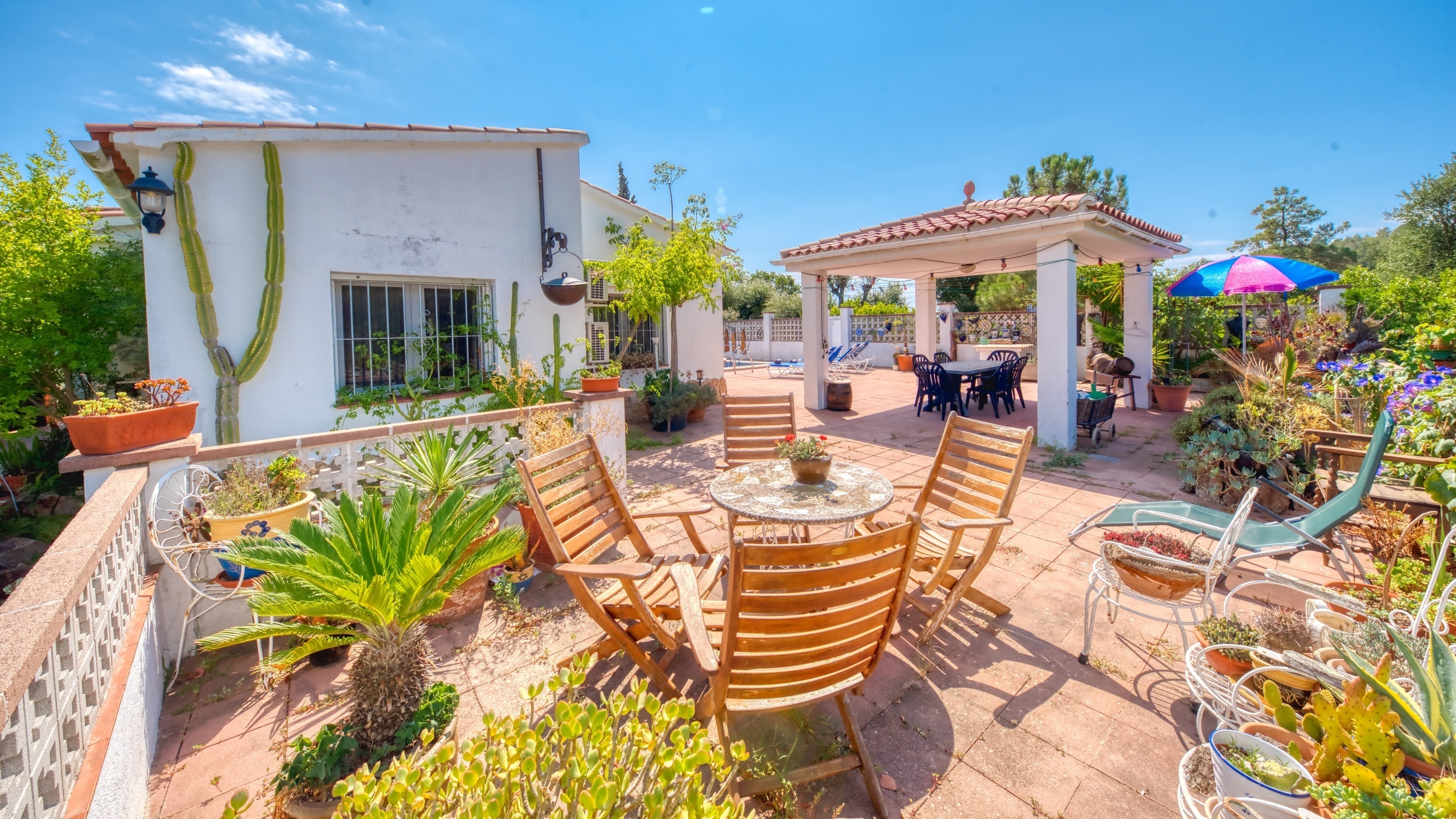 Ferienhäuser Costa Brava Spanien - Villa La Flor - Garten
