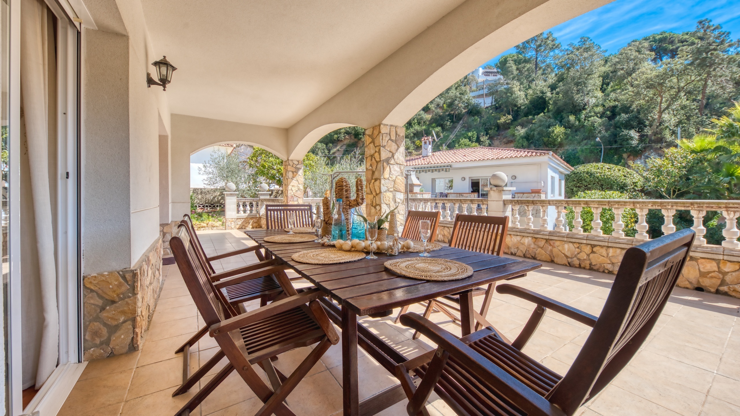 Ferienhäuser Costa Brava Spanien - Villa Valeria - Terrasse