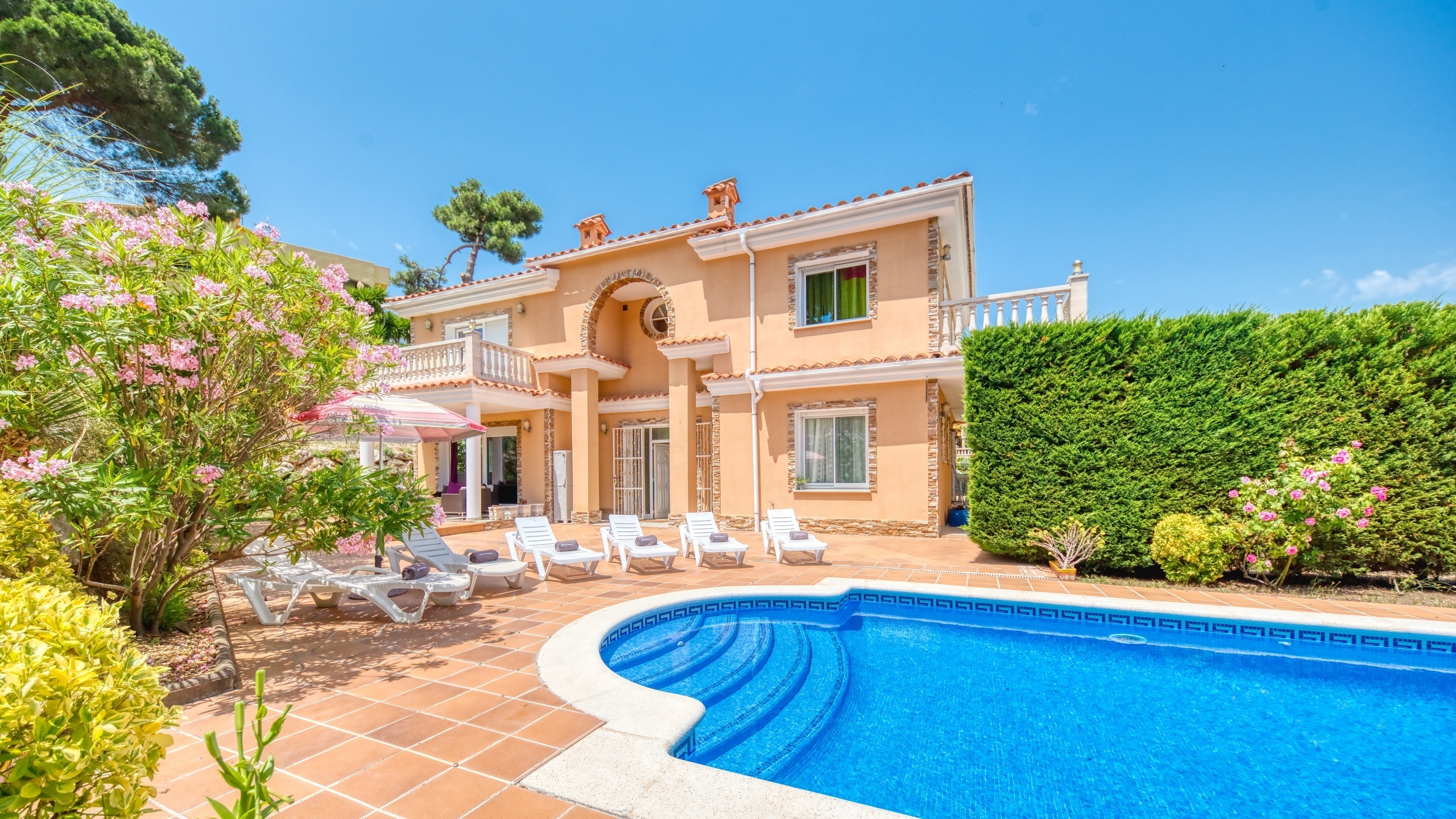 Ferienhäuser Costa Brava Spanien - Villa Primavera - Villa außen