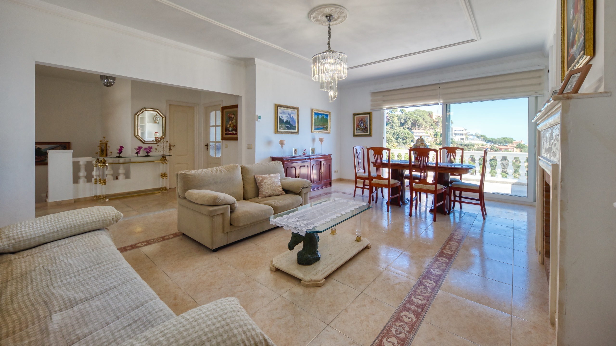 Ferienhäuser Costa Brava Spanien - Villa Sunrise - Lounge-Bereich