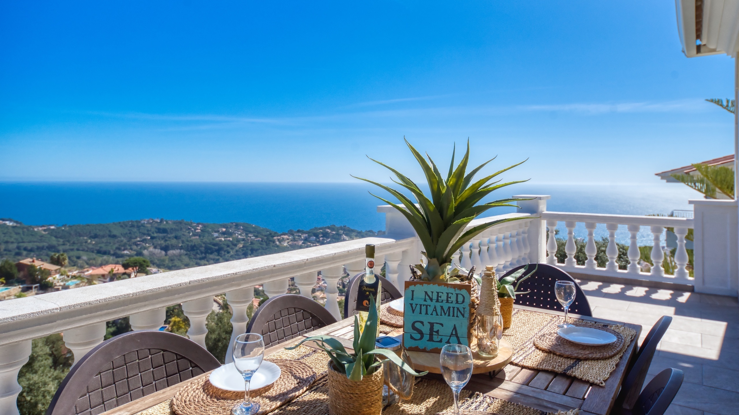 Ferienhäuser Costa Brava Spanien - Villa Sunrise - Terrasse