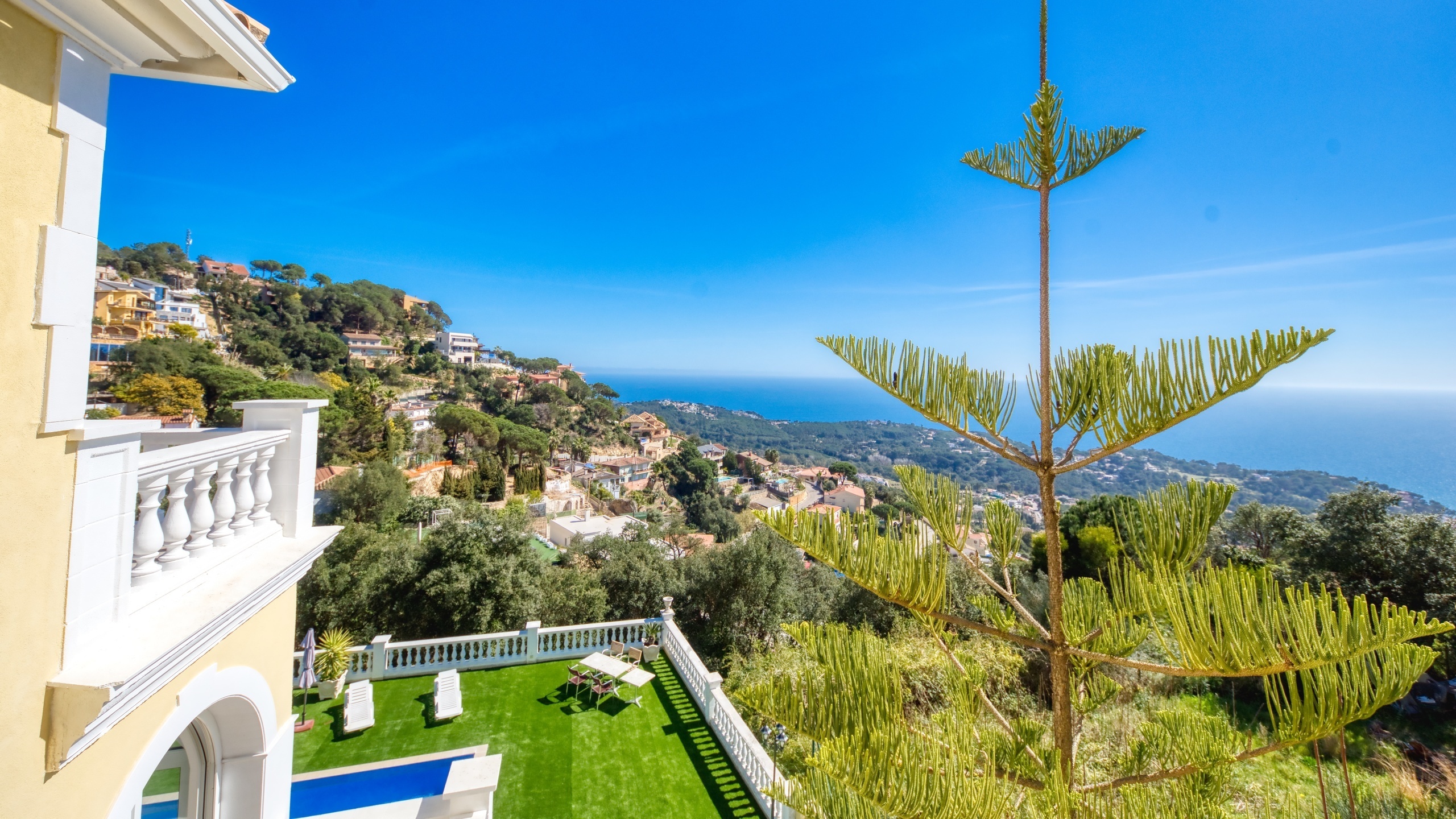 Ferienhäuser Costa Brava Spanien - Villa Sunrise - Eine der Aussichten