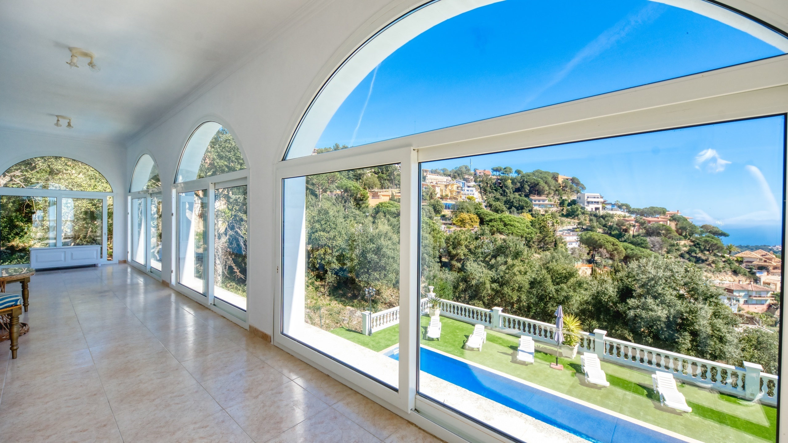 Ferienhäuser Costa Brava Spanien - Villa Sunrise - Eine der Aussichten