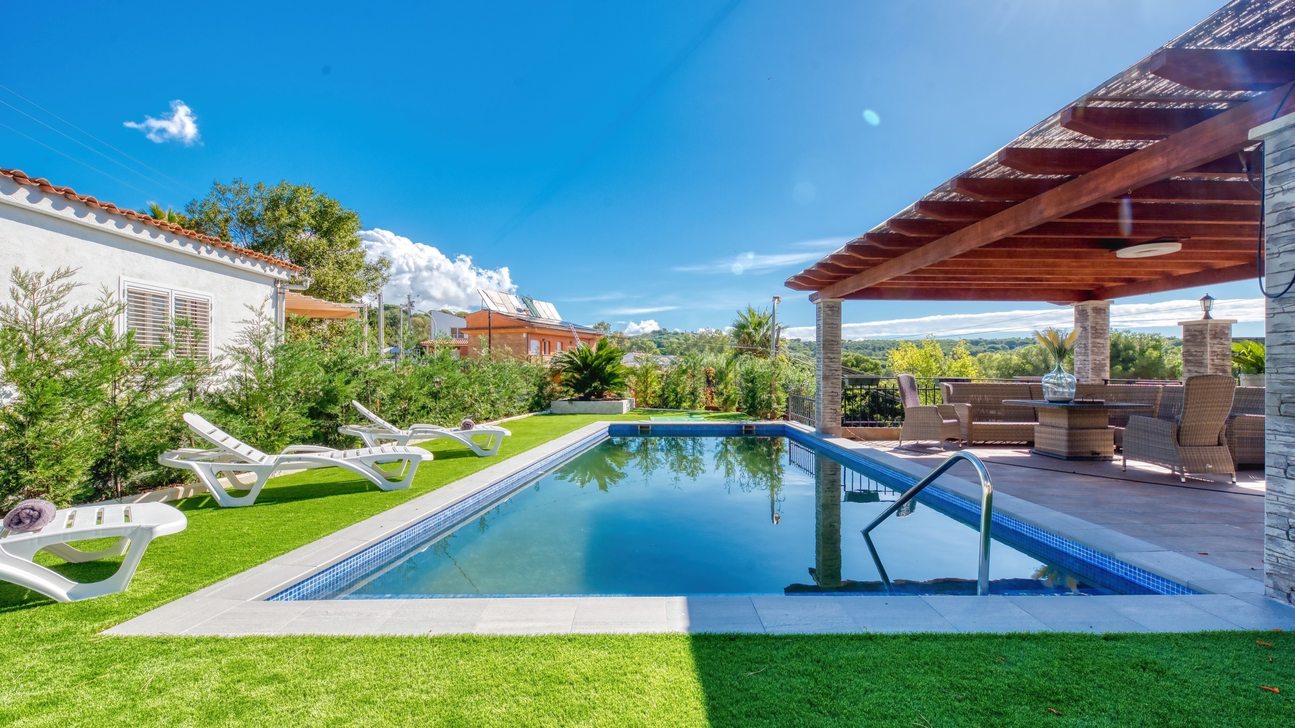 Ferienvilla Costa Brava Spanien - Villa Palmera - Schwimmbad