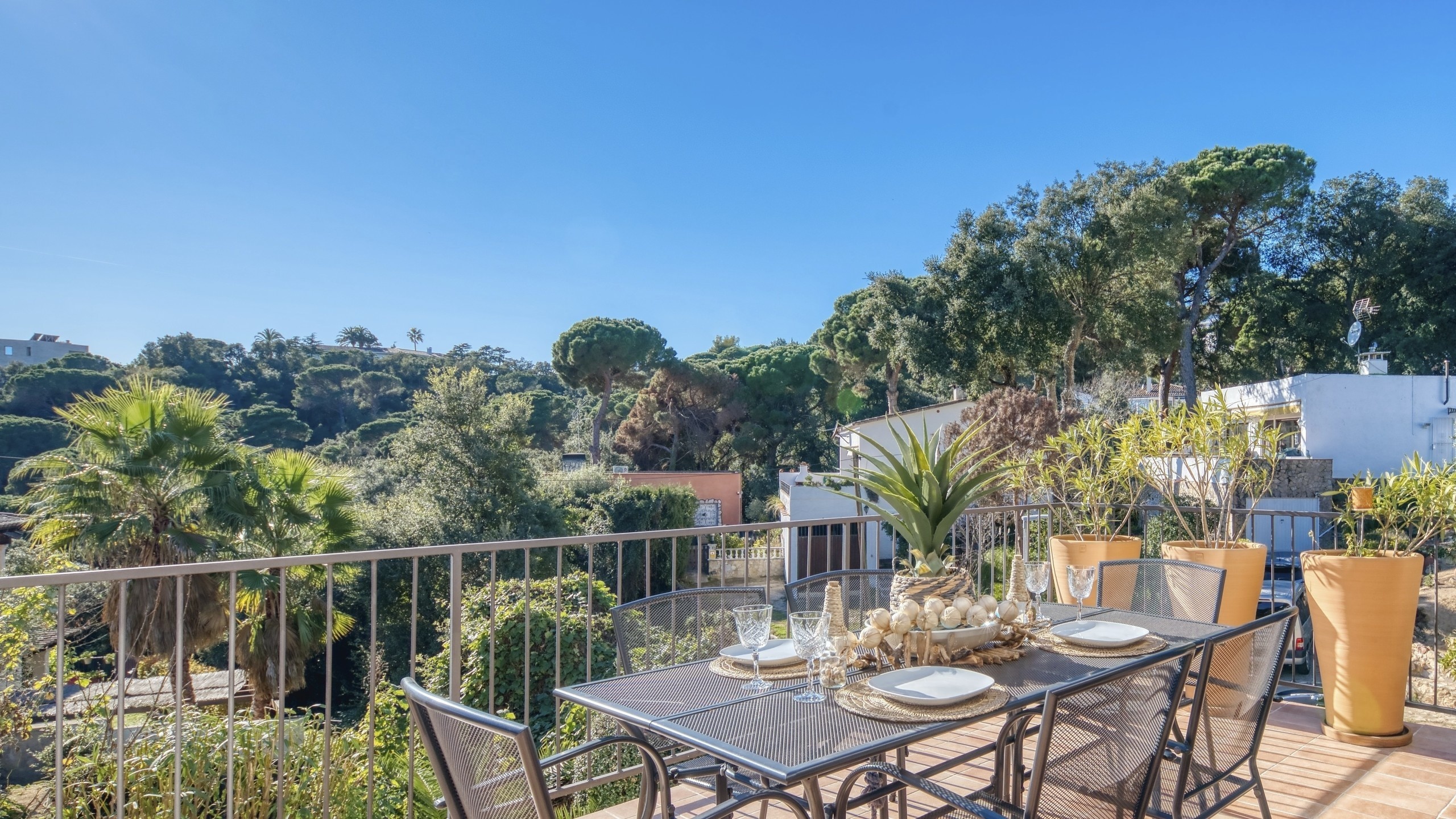 Ferienhäuser Costa Brava Spanien - Casa AdoRa - Terrasse