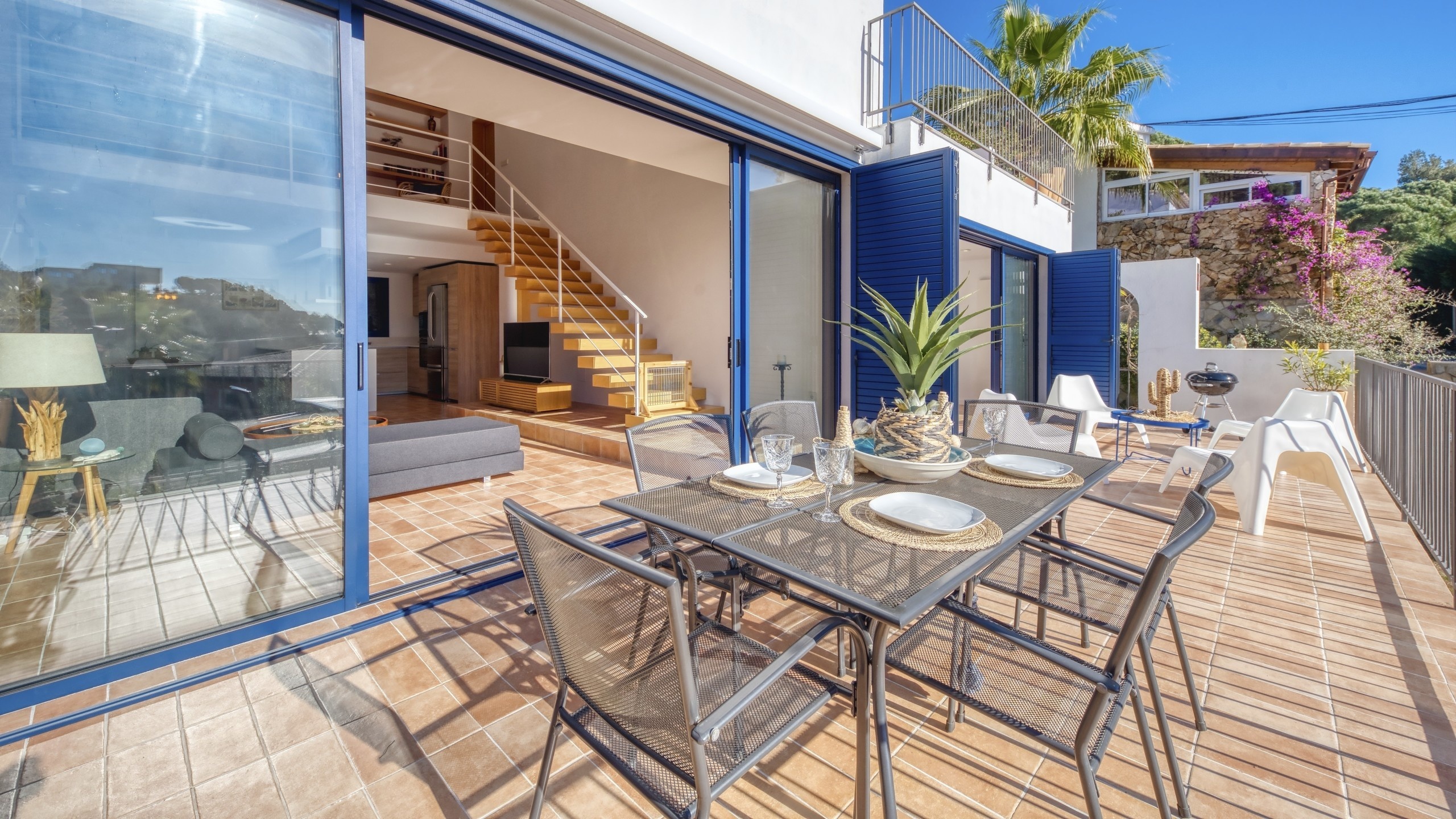 Ferienhäuser Costa Brava Spanien - Casa AdoRa - Terrasse