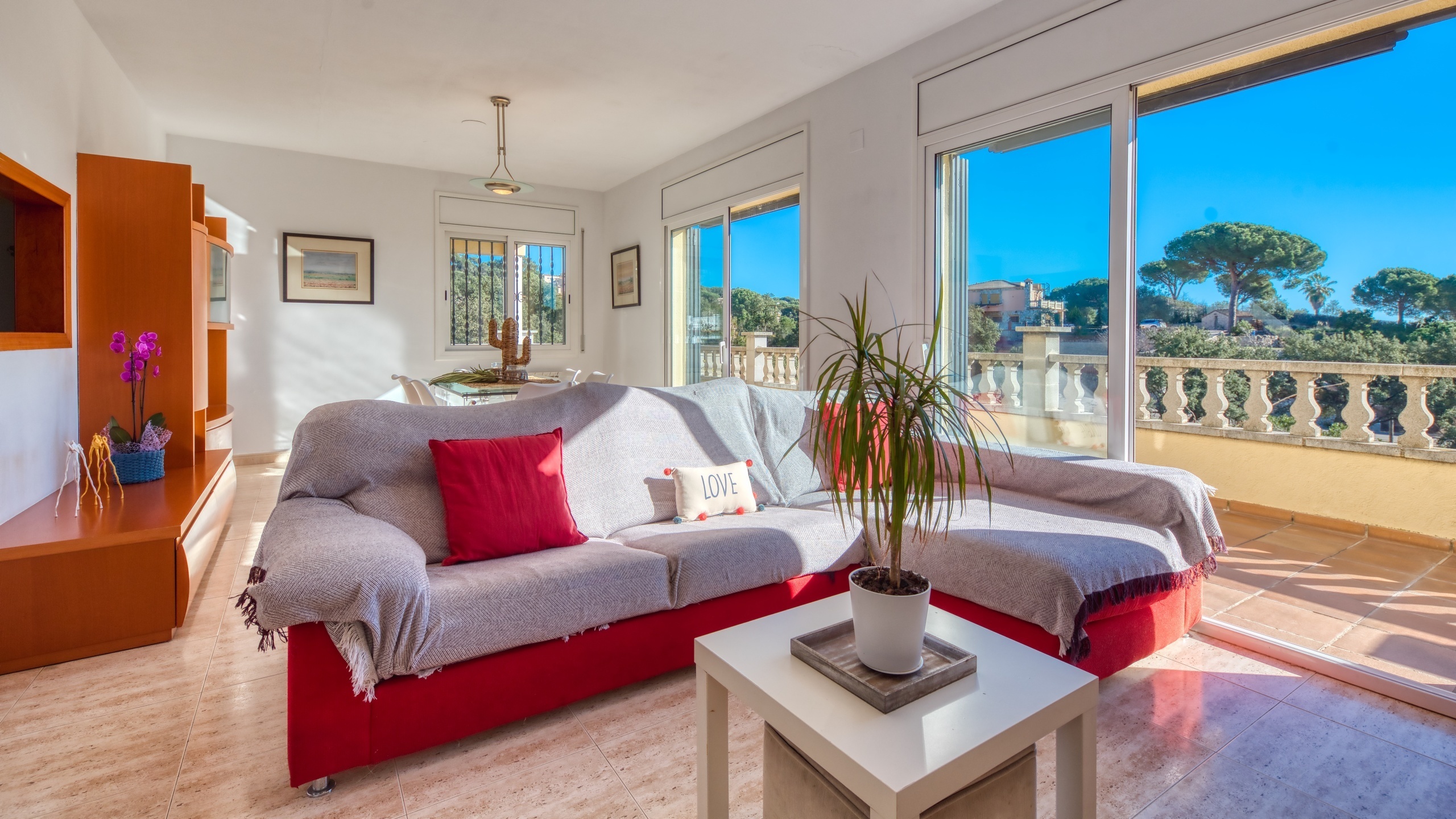 Ferienhäuser Costa Brava Spanien - Villa Holiday - Wohnbereich