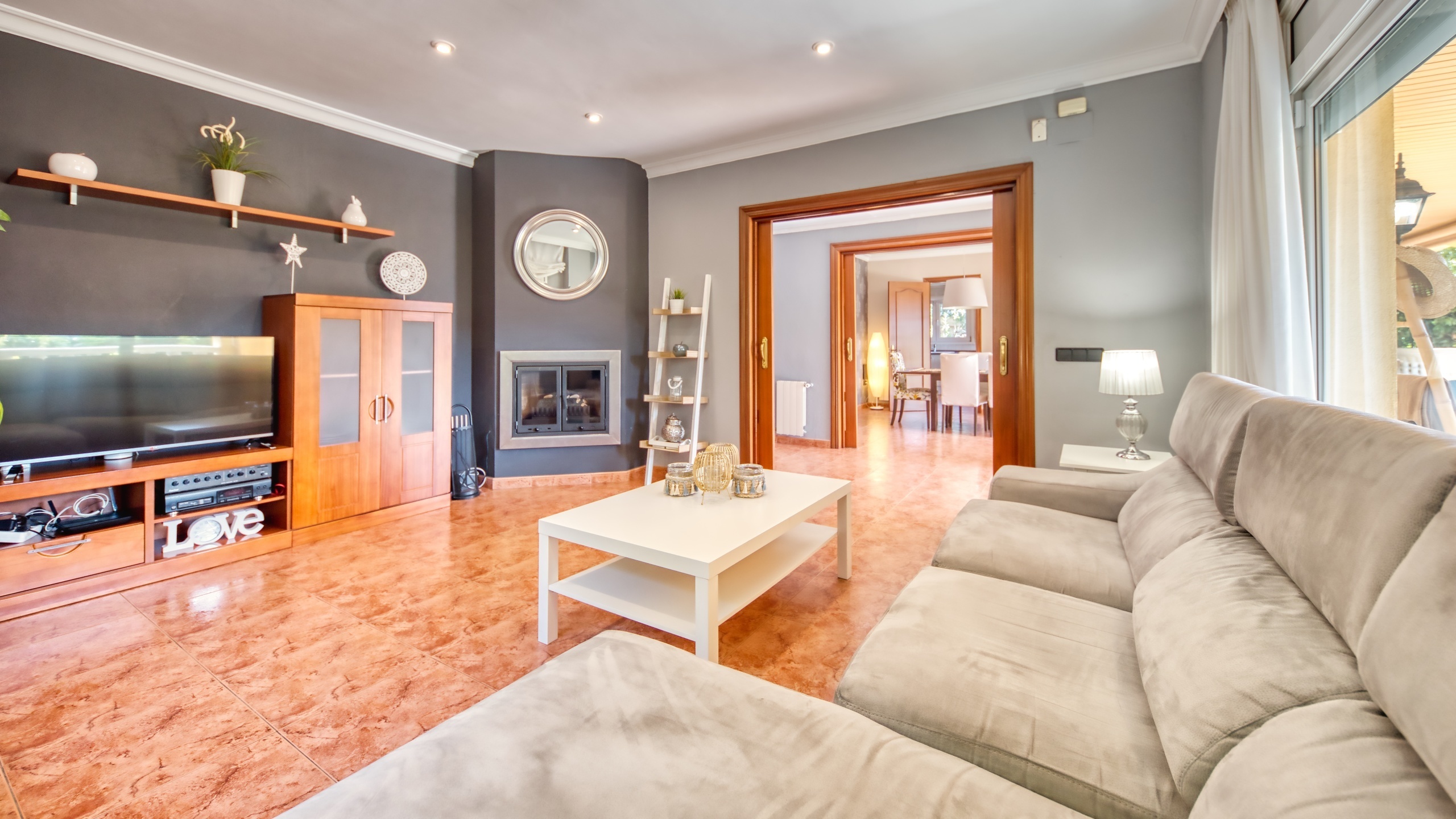 Ferienhäuser Costa Brava Spanien - Villa Summertime - Wohnzimmer