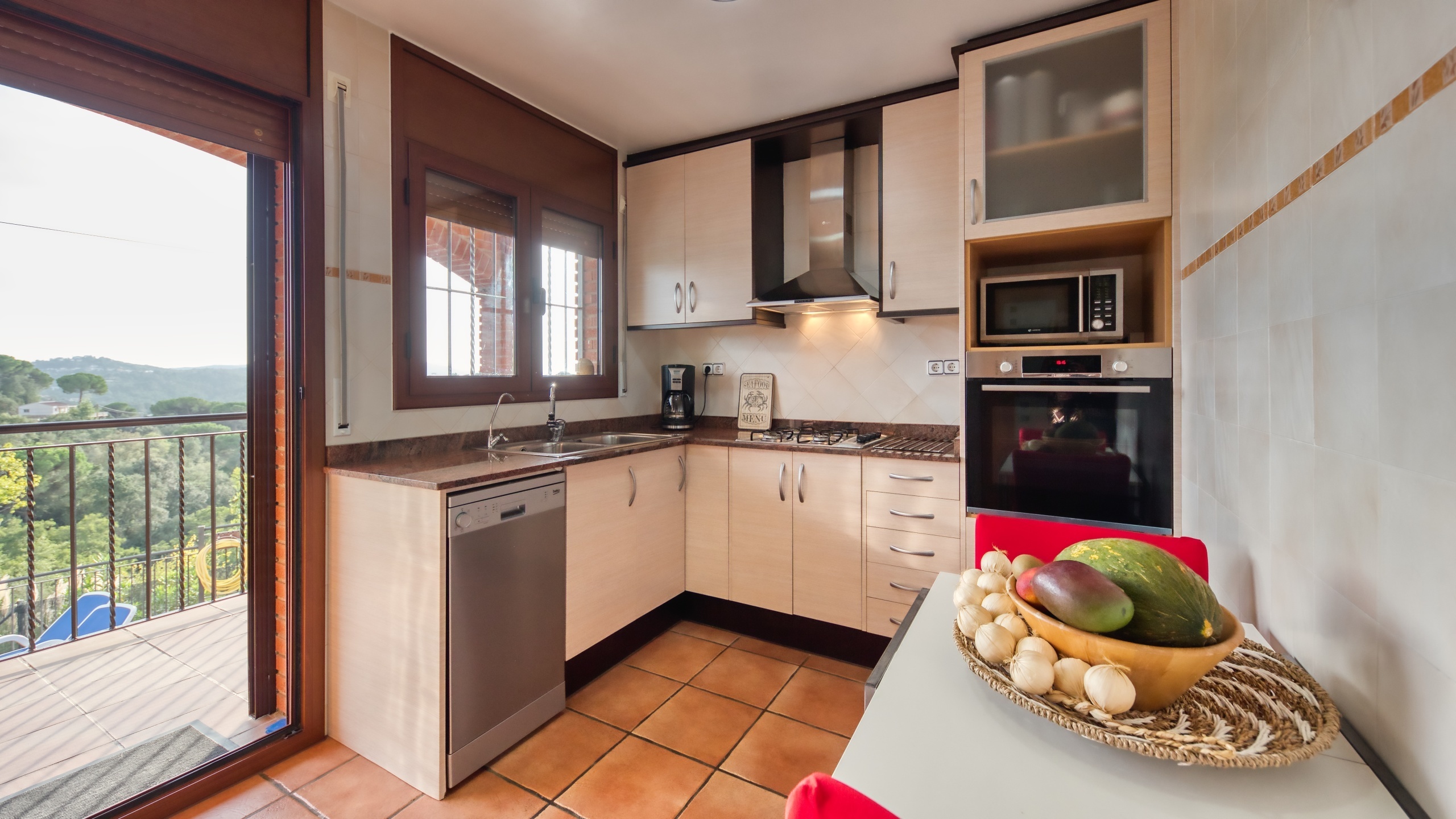 Ferienhäuser Costa Brava Spanien - Villa Verger - Küche