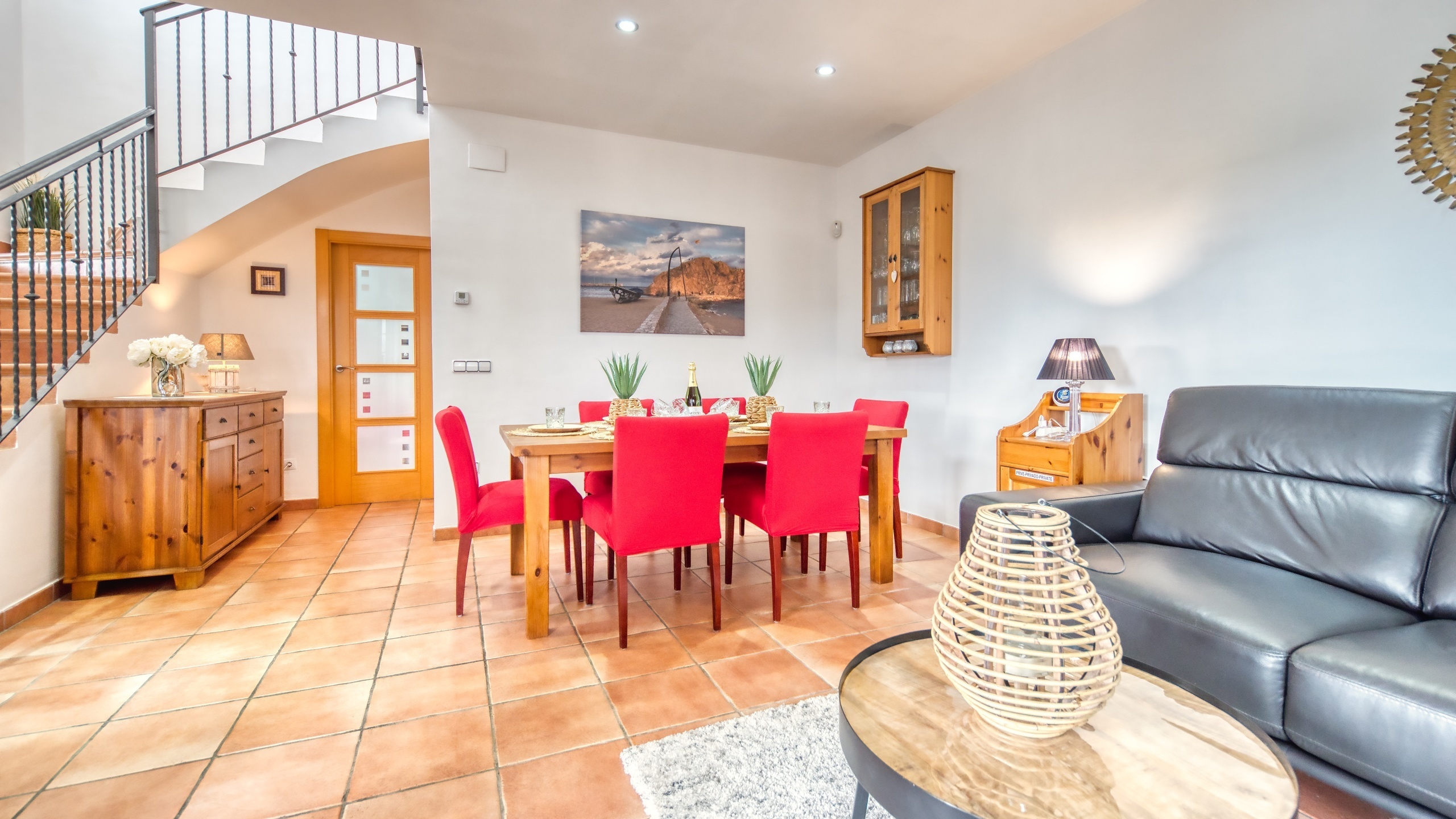 Ferienhäuser Costa Brava Spanien - Villa Verger - Wohnbereich