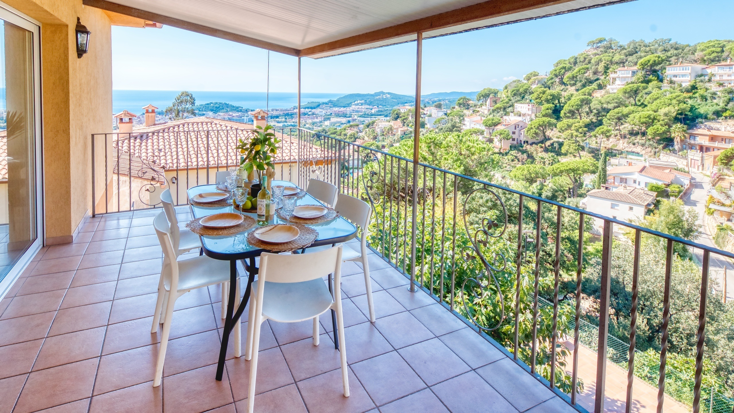 Ferienhäuser Costa Brava Spanien - Villa Marysol - Terrasse