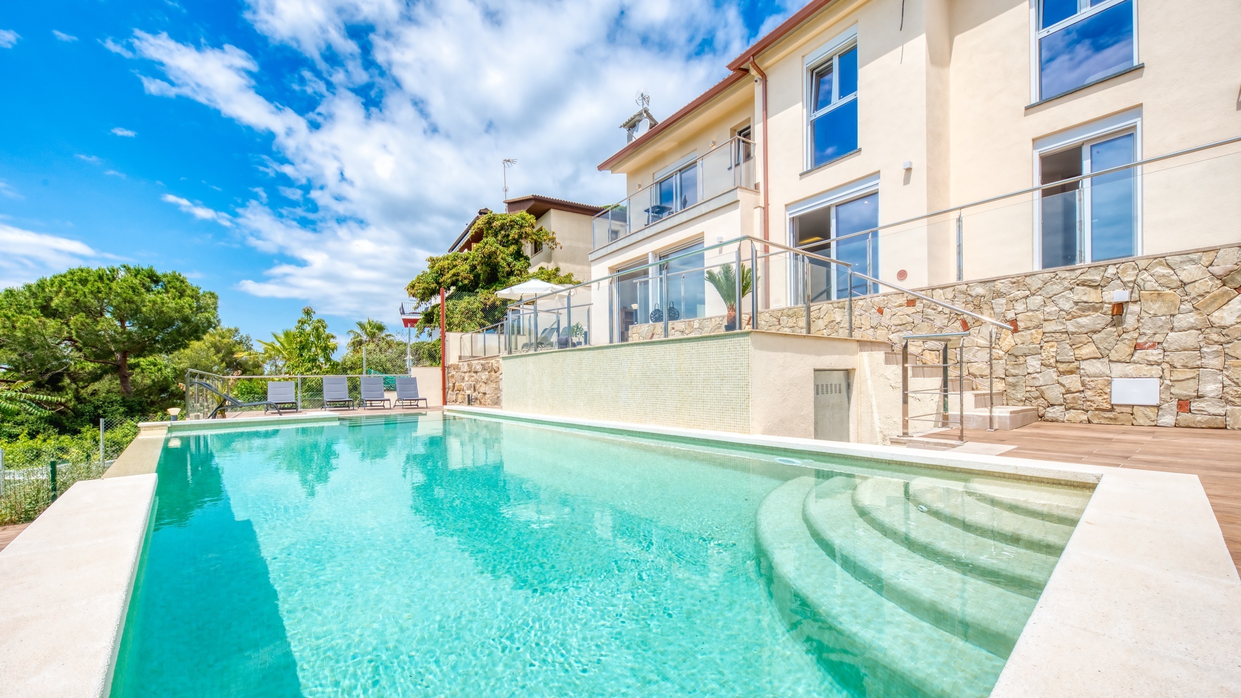 Ferienhäuser Costa Brava Spanien - Villa BellaVista - Villa außen