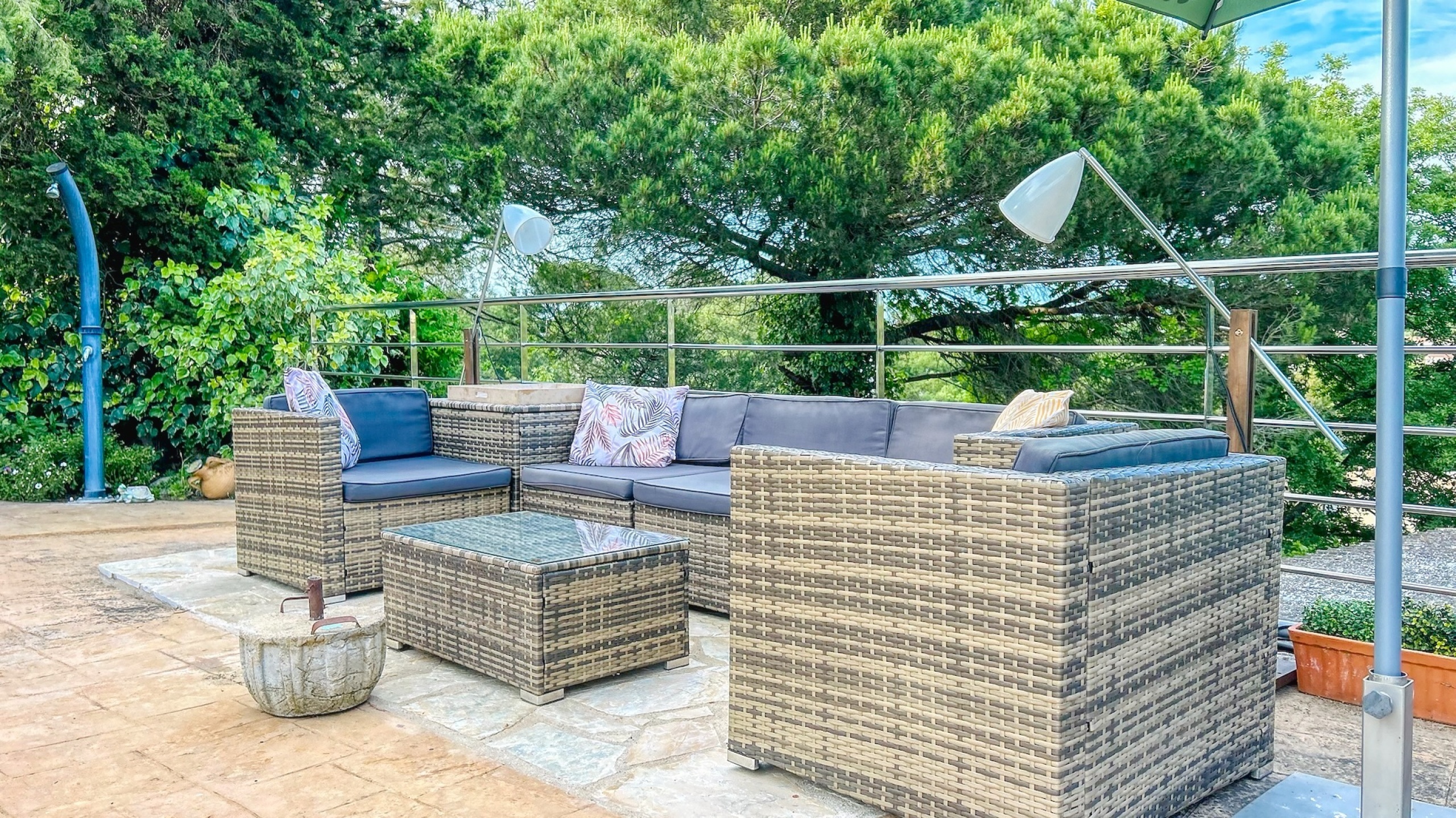 Ferienhäuser Costa Brava Spanien - Villa Iako - Lounge-Bereich