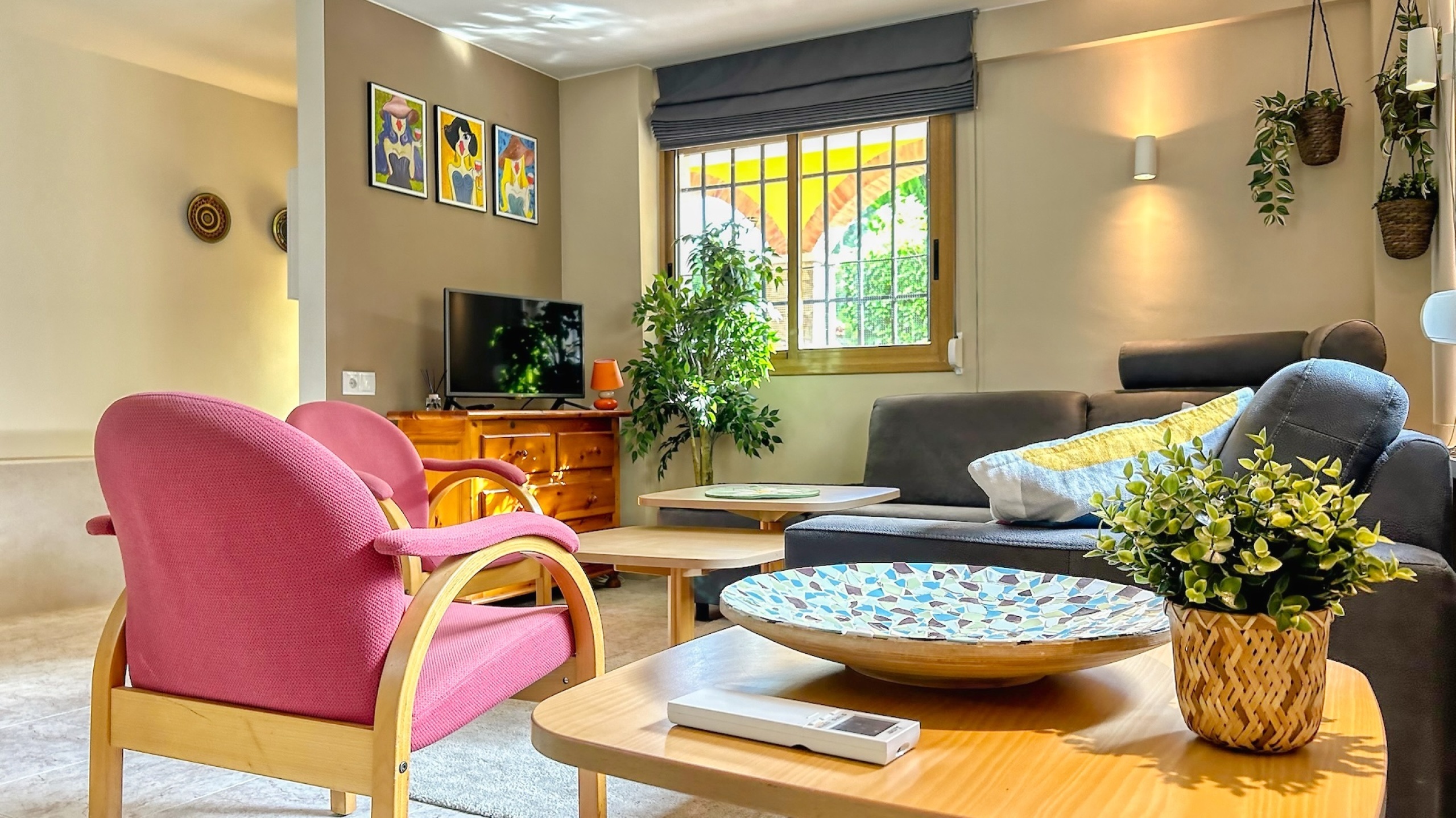 Ferienhäuser Costa Brava Spanien - Villa Iako - Wohnbereich