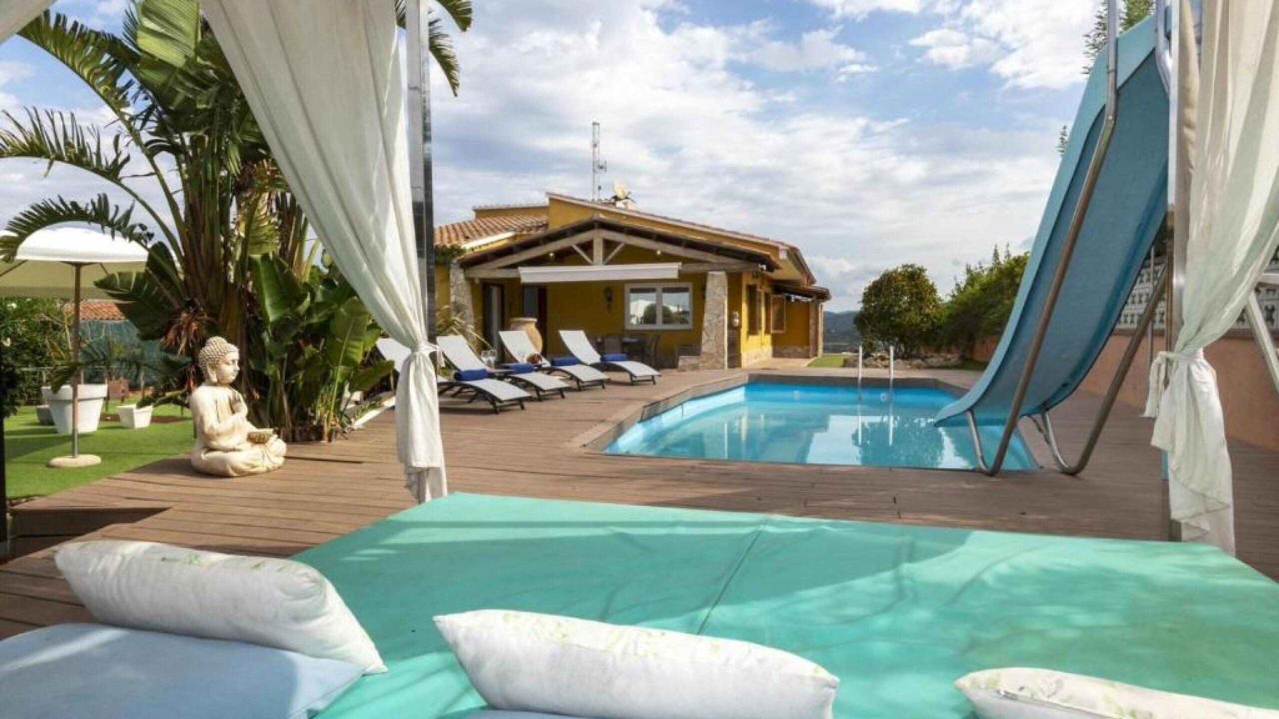 Ferienhäuser Costa Brava Spanien - Villa Soleia - Lounge-Bereich