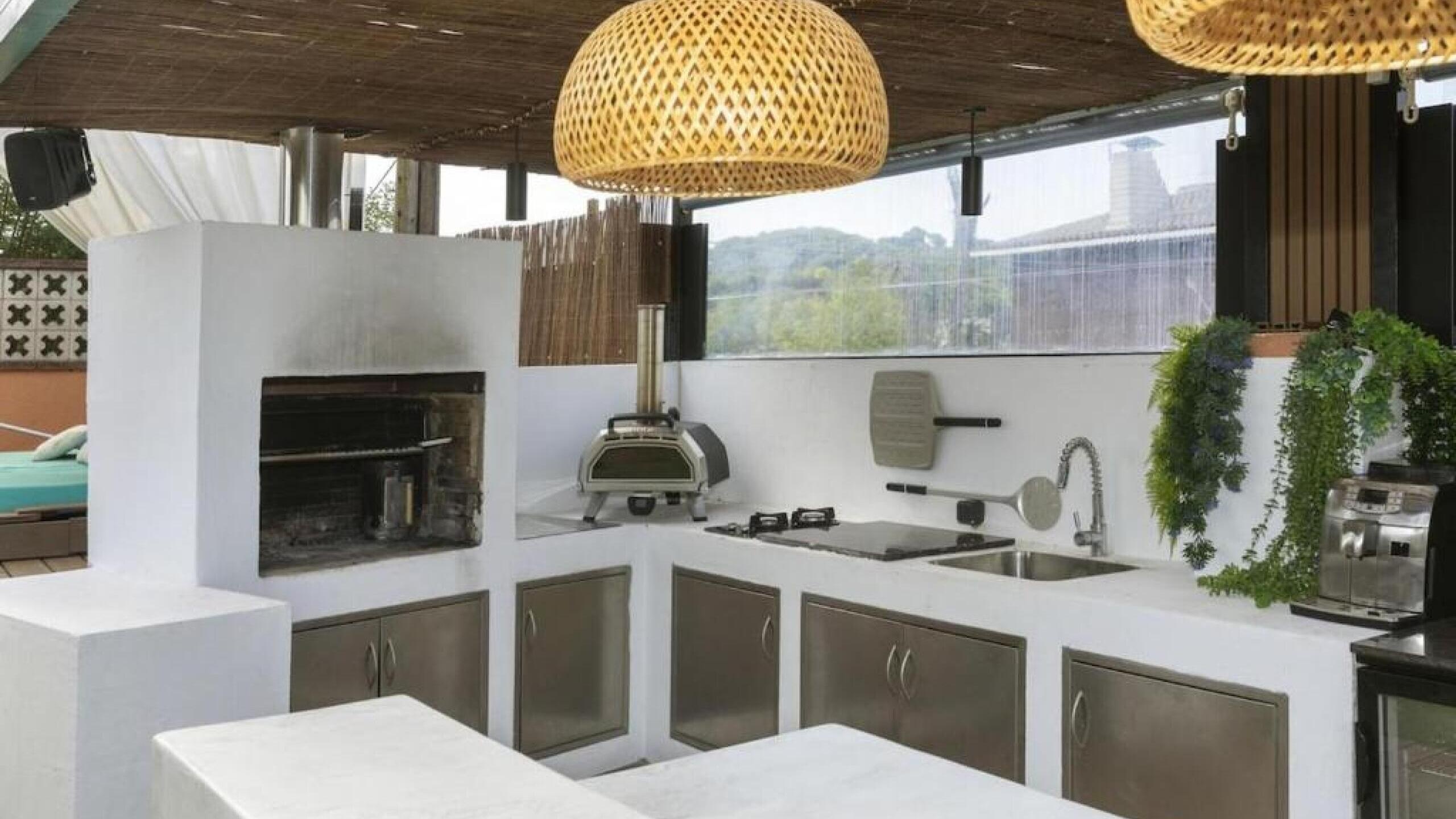 Ferienhäuser Costa Brava Spanien - Villa Soleia - Grillplatz