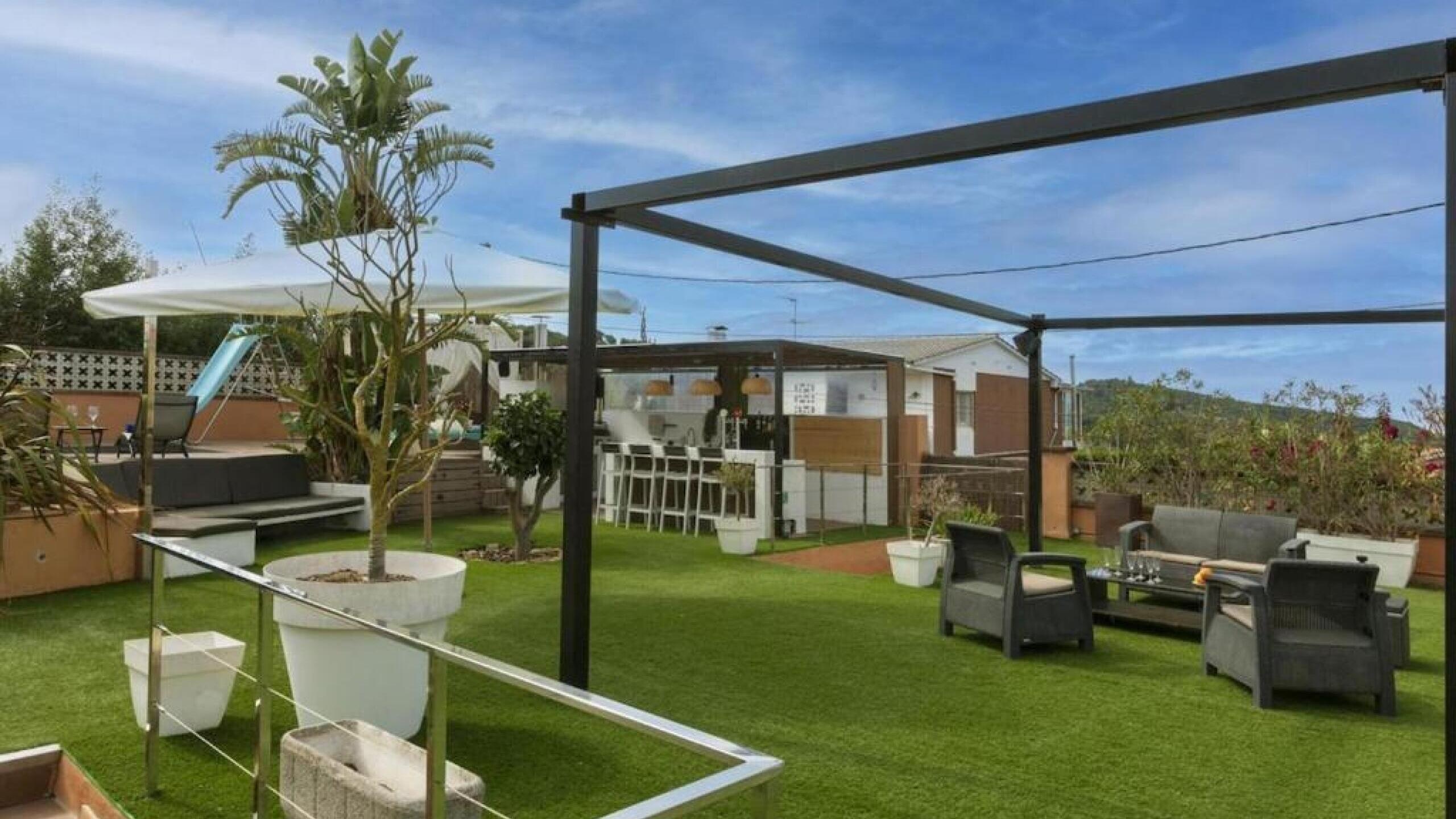 Ferienhäuser Costa Brava Spanien - Villa Soleia - Garten